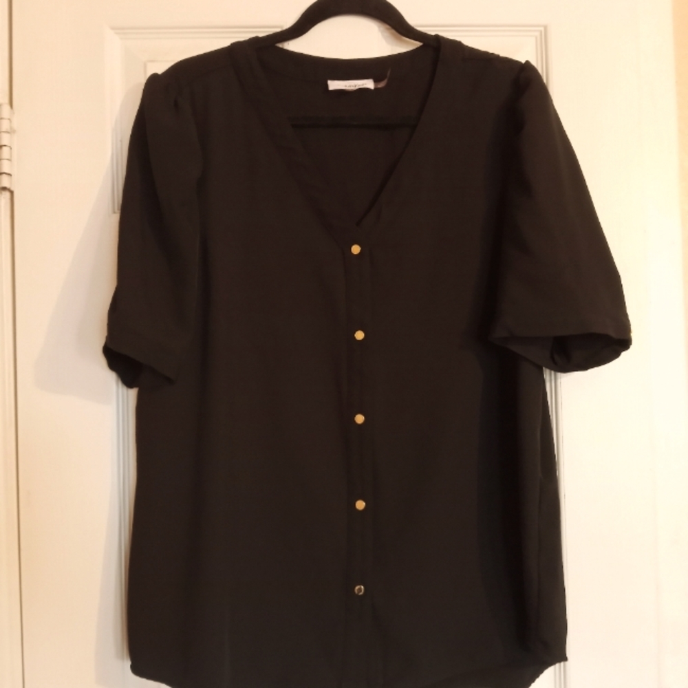 Black Calvin Klein blouse xl